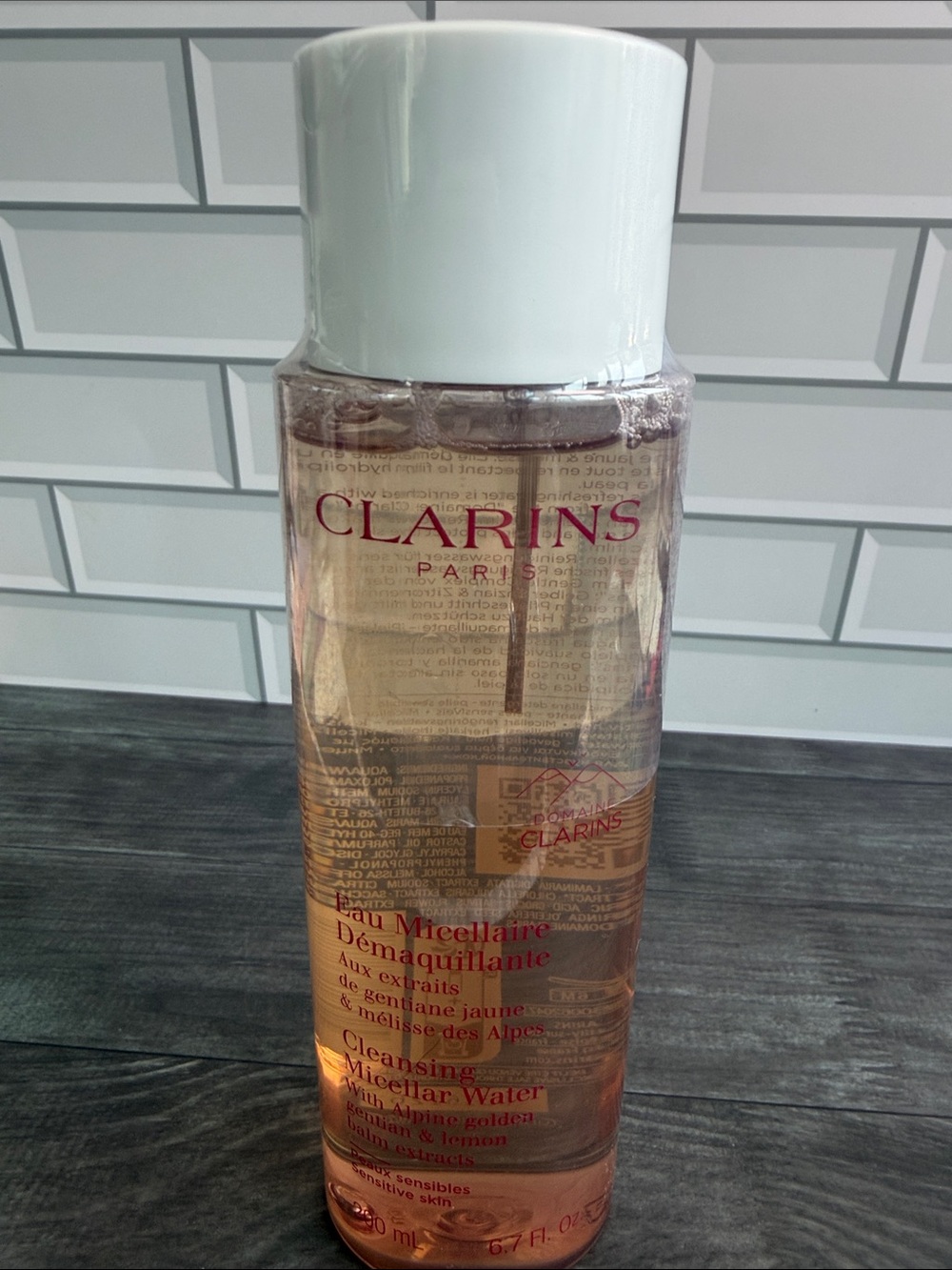 Clarins Cleansing Micellar Water - Clear with Soft Pink Tint